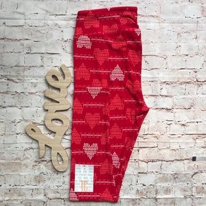 ❤️2 for $16❤️Lularoe Valentines Leggings XOXO TC